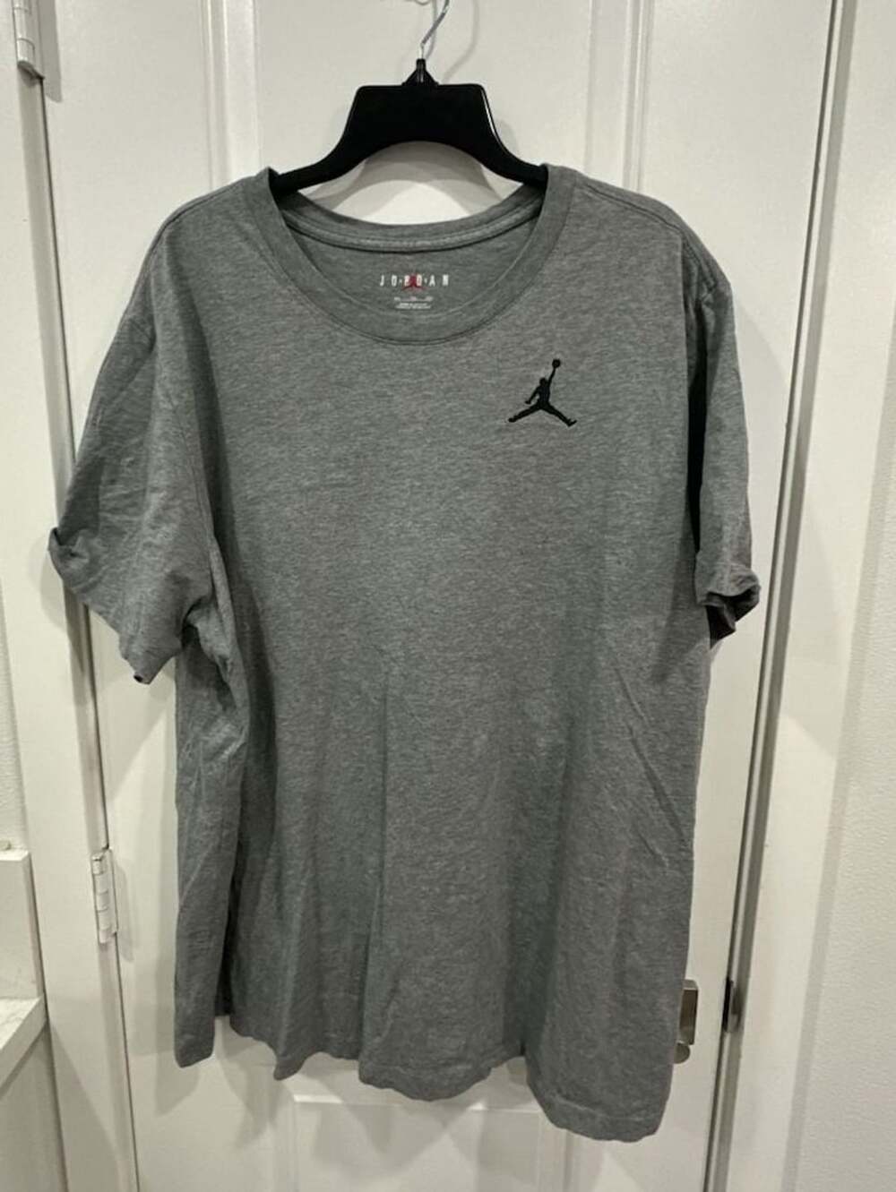 Jordan Jumpman Short Sleeve Crew T-Shirt Carbon Heather Gray XXL